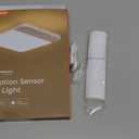 Rechargeable Motion Sensor LED Ceiling Light with Remote, Wireless Battery Operated Closet Light, 400LM Dimmable 3 Color Temperatures, Motion Activated Light for Stair Hallway Garage Pantry (1-pack)