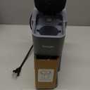 Mini Hot and Iced Coffee Maker Single Serve, for K Cup and Ground, 6 to 14 Oz Brew Sizes, with Recipe Book, for Home, Travel, RV, Office and Dorm, Elegant Gray