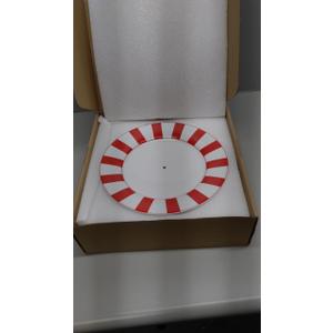 Lallisa 3 Tier Christmas Cake Stand 10", 9" and 7" Ceramic Xmas Tree Tiered Cupcake Display Holder Tower for Serving Food Cake Desserts Treats Holiday Party Decoration