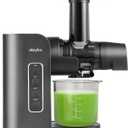 Cold Press Juicer,Slow Masticating Juicer with Soft & Hard Modes,Juicer Machines Vegetable and Fruit with Reverse Function,Celery Juicer,BPA-Free,Easy to Clean