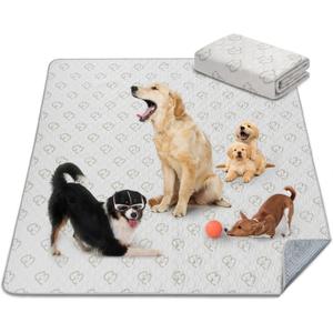 FXW Washable Pee Pads for Dogs, Puppy Pads with Super Absorbent, Specifically Designed for FXW Rollick/Homeplus 24inch 8 Panels Dog Playpen, 63" Square, Khaki, 1 Pack