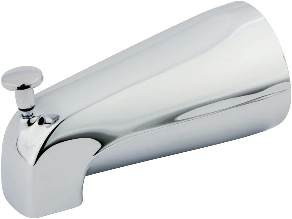 Kingston Brass K188A1 Designer Trimscape Showerscape 5-Inch Tub Spout with Diverter, Polished Chrome Kingston Brass K188A1 Designer Trimscape Showerscape 5-Inch Tub Spout with Diverter, Polished Chrome