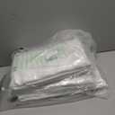 NICETOWN Sliding Door Curtain Window Treatment, Home Decoration Extra Wide Solid Blackout Curtains/Drapes for Patio Door (Pure White, W70 x L72)