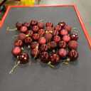 36 Pieces Christmas Ball Ornaments Shatterproof Christmas Decorations Tree Balls for Tree Ornaments Holiday Wedding Party Decoration Hooks 1.57 Inch (Burgundy)