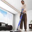Cordless Vacuum Cleaner, Upgraded 650W 55KPA 70Mins Cordless Stick Vacuum Cleaner with Self-Standing and Touch Screen, Anti-tangle Wireless Vacumm, Vacuum Cleaners for Home/Pet Hair/Carpets/Floors