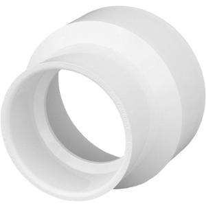 CHARLOTTE PIPE 3 x 4 DWV Pipe Increaser Reducer DWV (Drain, Waste and Vent) (1 Unit Piece) (White)