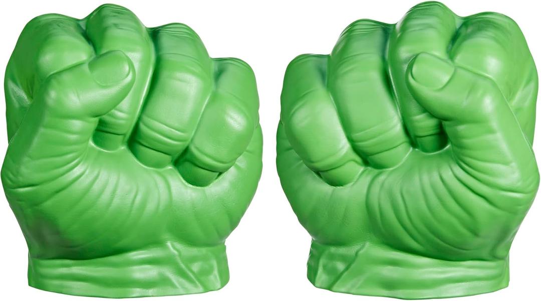 Marvel Hulk Gamma Smash Fists, Soft Foam Role Play Toy, Avengers Super Hero Toys for Kids Ages 5 and Up