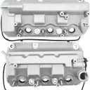 Aluminium Rear Engine Valve Cover Compatible with 2010-2012 Honda Crosstour 2008-2012 Honda Accord 2012-2014 Acura TL 3.5L V6 Replace# 12310R70A00