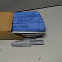 18" Professional Microfiber Mop Floor Cleaning System, Flat Mop with Stainless Steel Handle, 4 Reusable Washable Mop Pads, Wet and Dust Mopping for Hardwood, Vinyl, Laminate, Tile Cleaning (Blue)