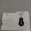 4K/ 1080P Anycast M100 Wireless Display Adapter, SmartSee WiFi Display Dongle HD Screen Mirroring Dual Core H.265/ HEVC Decoder HD TV Stick Without Switching Miracast Airplay DLNA Support 4K 1080P