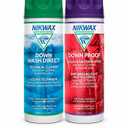 Nikwax Down, Down DUO-Pack, 300ml, Wash-In Cleaning and Waterproofing adds DWR Water Repellency to Down Filled Jackets, Outerwear, Sleeping Bags, Restores and Protects Insulation and Loft 1 pack