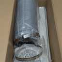 Dryer Vent Window Kit, Window Duct Kit with Hose Adjustable Dryer Vent Seal Panels Fits 4 Inline Fans, Universal Seal for Sliding Windows, Compatible with AC, Dryers, Duct Fans