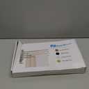 NearMoon Swivel Towel Rack, 13.8" Thicken 304 Stainless Steel 4-Arm Towel Bar, Space Saving Wall Mounted Towel Holder with Hook, Rustproof Swing Out Towel Hanger for Bathroom, Kitchen (Brushed Nickel)