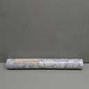 Safiyya 17.3''393'' Blue Peel and Stick Wallpaper Blue and White Wallpaper for Bathroom Waterproof Contact Paper Self Adhesive Removable Floral Wall Paper for Bedroom