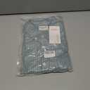 fohemr Mens Striped Casual Button Down Shirt Summer Pinstripe Short Sleeve (XL)