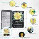T101 Mechanical Timer Switch, 120V 40A SPST, 2HP for Outdoor Light Timer, Water Heater, HVAC & Pool Pump 12 ON/Off Cycles, Manual Override, Trippers Included Ideal for All Uses