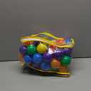 Ball Pit Balls Phthalate Free BPA Free Crush Proof Plastic - 7 Bright Colors in Reusable Play Toys for Kids with Storage Bag