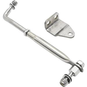 EATAKWARD 315-395mm / 12.4-15.55in Adjustable Boat Engine Stainless Steel Steering Tie Rod Drag Link Kit