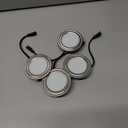 4 Pack 12V DC 1.5W Range Hood Lights with SM Socket Male Head Round 68mm 6500K Plastic, Hole Closet Stove LED Light Recessed, Bright White Kitchen Range Hood Light Bulbs Replacement