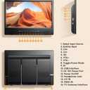Desobry 12 Inch Small Smart TV, LCD Flat Screen Smart TV with WiFi, Built-in 180Adjustable Stand/ATSC Tuner/HDMI/AV/USB for Kitchen, Bedroom, Camping, RV, Small Space