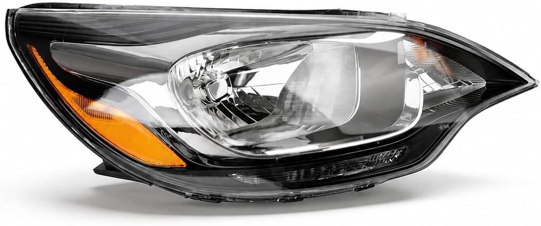 Passenger Right Halogen Headlight Assembly Compatible with 2012-2017 Kia Rio