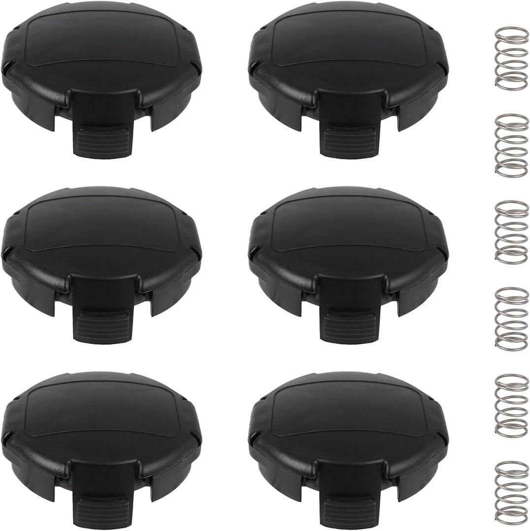 X472000070 Wear Cap Spool Cover 4" Heads with Spring Compatible with Speed Feed 400 Trimmer Head and E cho SRM225 SRM230 PAS225 6 Packs