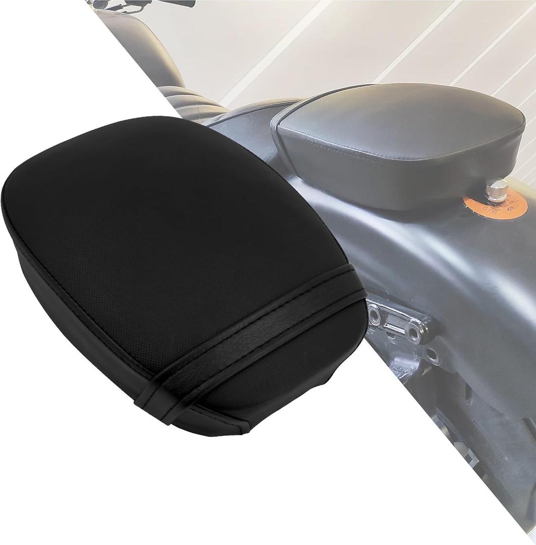 HDBUBALUS Motorcycle Rear Passenger Pillion Pad Seat w/Belt Passenger Seat Fit For Harley Sportster XL 1200 883 48 2016-2022