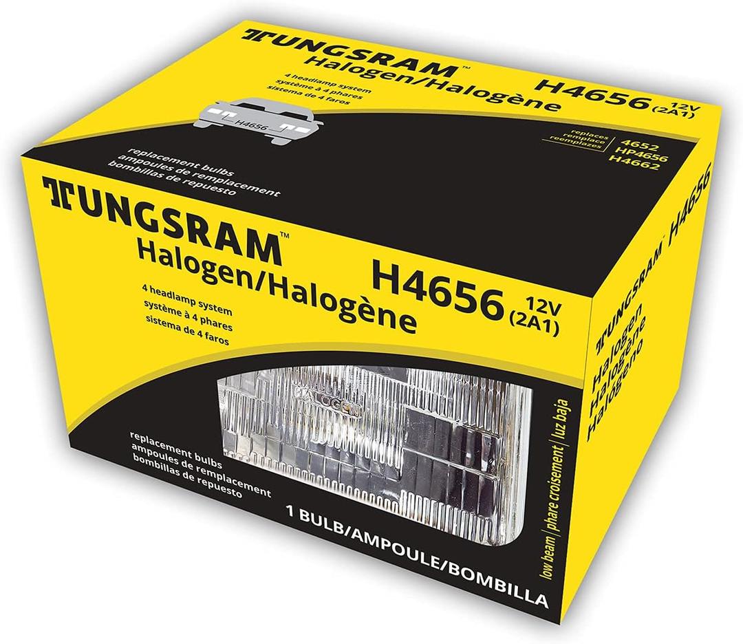 GE Lighting H4656 Standard Automotive Halogen Sealed Beam Replacement Bulb