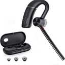 Yealink Bluetooth Headset BH71,Wireless Bluetooth Earpiece with 4 Noise Canceling Microphones,Teams&Zoom Certified,Mute Function,Connect to Cell Phone/Laptops,No Dongle