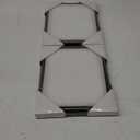 upsimples 8x10 Picture Frame with Real Glass, Ornate Vintage 8 x 10 Photo Frames for Wall Decor or Tabletop Display, Black and Gold, 2 Pack