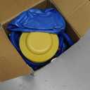 kisnbld Exercise Ball, Extra Thick Yoga Ball for Workout Pregnancy Stability, 4 Sizes Anti-Burst Balance Ball with Foot Pump - Heavy Duty Fitness Ball Chair for Office, Home & Gym (XXL,(31-34in,78-85cm), Pure Blue)