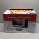 Gourmia Air Fryer Toaster Combo - 6-in-1 Multi-function Countertop Oven Adjustable Temperature & Timer, Fry Basket, Baking Pan, Oven Rack & Pullout Crumb Tray, Stainless Steel