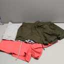 Real Essentials 3 Pack: Womens Ultra-Soft Athletic Lounge Casual Sweat Shorts with Pockets XL