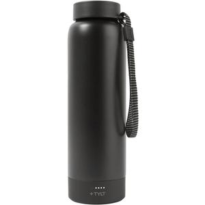 TYLT Power Bottle 2.0 24oz Stainless Steel Wide Mouth Water Bottle Removable 5700mAh Magnetic Portable Power Bank Dishwasher Safe Cup Holder Compatible Lanyard Handle Black TYLT Power Bottle 2.0 24oz Stainless Steel Wide Mouth Water Bottle Removable 5700mAh Magnetic Portable Power Bank Dishwasher Safe Cup Holder Compatible Lanyard Handle Black