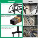 TomCare Garden Hose Holder Heavy Duty Water Hose Holder Holds 160 FT Hoses Freestanding Hose Reel Outdoor Hoses Storage Hanger for Outside Yard