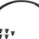 Dasbecan Front Wheel Arch Fender Trim Moulding Molding Compatible With Dodge Durango 2011-2018 Fender Flares Right Passenger Side Replaces# CH1291112 57010620AD