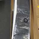 Portable DJ Booth Facade Stand | Foldable DJ Table with 38.5"x19" Surface & Cable Hole | Includes Black/White Scrims & Carry Bag for Events, Parties, Mobile DJs (DJ Station, Event Facade)