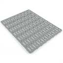 Kitchen Sink Mat, Sink Protector, Silicone Mat, Heat Resistant, No Smell, Raised Feet, 16.34 x 12.8 (Large, Gray)
