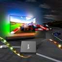 Lytmi TV LED Backlight with HDMI 2.0 Sync Stick Immersive RGBIC Backlight for 25-55 inch TVs Plug and Play Cuttable TV Light Strips Sync TV Lights for Games Music Movies, Multicolor