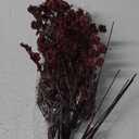 JAKY-Global Babys Breath Silk Artificial Flowers Burgundy 6 Bundle Fall Stems Fake Plants Decor Wedding Party Decoration Bouquets Real Touch DIY Home Garden,Farmhouse,Living Room (Autumn Red-6pcs)