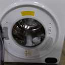 Euhomy Compact Laundry Dryer, 3.5 cu ft Front Load Stainless Steel Clothes Dryers With Exhaust Pipe, 1500W, LCD Control Panel Four-Function Portable Dryer For Apartments, Home, Dorm, White