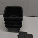 Ihomepark Bed Risers 4 Inch Heavy Duty, Square Furniture Frame Lift for Couch, Chair, Desk, Sofa and Bunk Bedpost, Set of 4