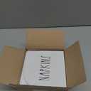 Modern Farmhouse Napkin Holder - Wooden Rustic Napkin Storage Organizer, Dispenser for Dining Table - Home, Kitchen, Outdoor (White)