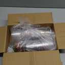 Cinrobiye 50Pcs Christmas Party Cups 12 oz Green & Red Clear Disposable Plastic Cup Bulk Green Christmas Cup for Xmas Winter Holiday Birthday Carnival Dinner Coffee Juice Hot Cold Drink Party Supplies