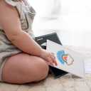 High Contrast Baby Flash Cards, Sensory Visual Stimulation for Newborns 0 12 Months, Black and White to Color, Tummy Time Learning with Bonus Ribbon Toy (30 Large Double Sided, 60 Images)