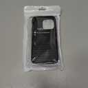 Vofolen for iPhone 13 Pro Case Wallet Credit Card Holder ID Slot Sliding Door Hidden Pocket Men Women Anti-Scratch Dual Layer Hybrid Bumper Armor Protective Shell Back Cover 6.1 inch GreyPurple