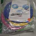 15pcs Colorful Paper Lanterns Multicolor Hanging Ball Lanterns for Birthday Wedding Bridal Baby Shower Home Office Classroom Outdoor Indoor Party Decoration (6 inch)