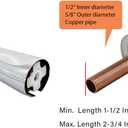 Slip Fit Tub Spout with Pull-Up Diverter for 1/2 inch Copper Tube, Chrome