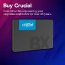 Crucial BX500 240GB 3D NAND SATA 2.5-Inch Internal SSD, up to 540MB/s - CT240BX500SSD1, Solid State Drive
