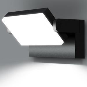 Juyace 60W LED Flood Lights Outdoor Wall Pack Light No photocell Lighting Fixtures for House 360° Rotational 6000lm 5000K IP65 Waterproof Modern Security Floodlights for Above Garagee